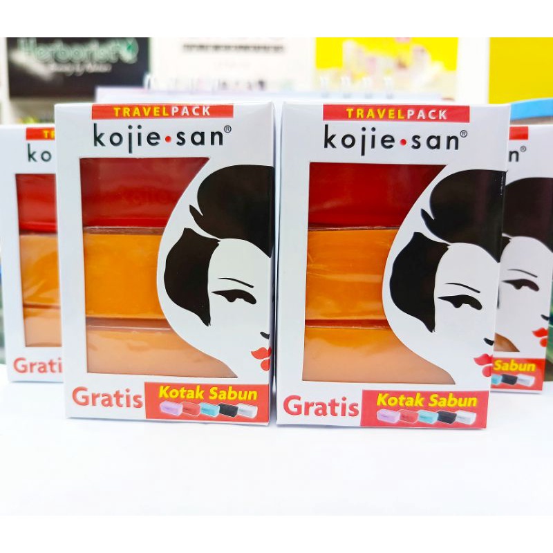 Jual Kojie San Travel Pack Isi Gratis Kotak Sabun Shopee Indonesia