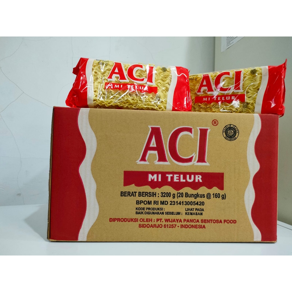 Mie Telur ACI Karton 20x160g