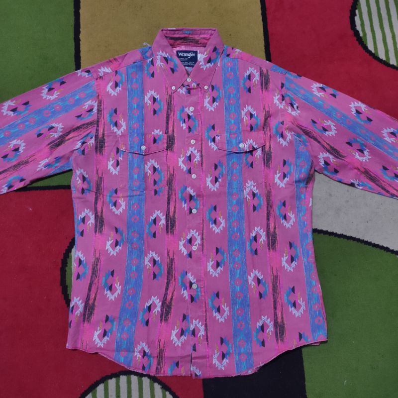 kemeja wrangler vintage usa second original