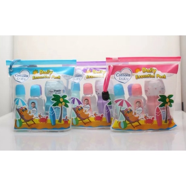 Cussons Baby Mini Bag Gift Set Daily Essential Pack Kemasan Baru