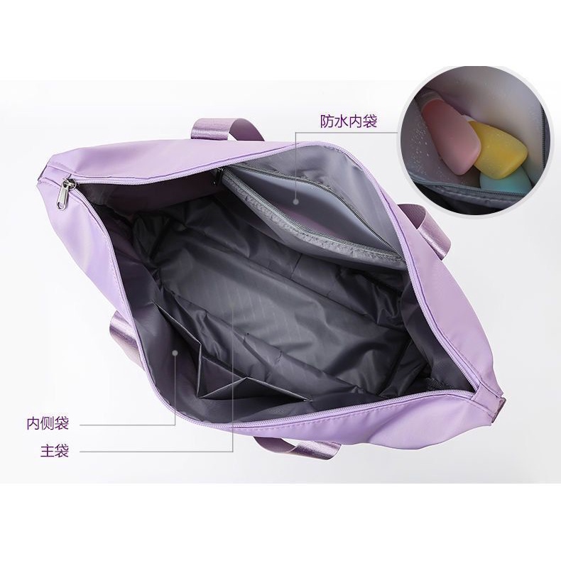 Serenity Tas Multifungsi 2in1 Polos / Travel Bag / Totebag Import - 546