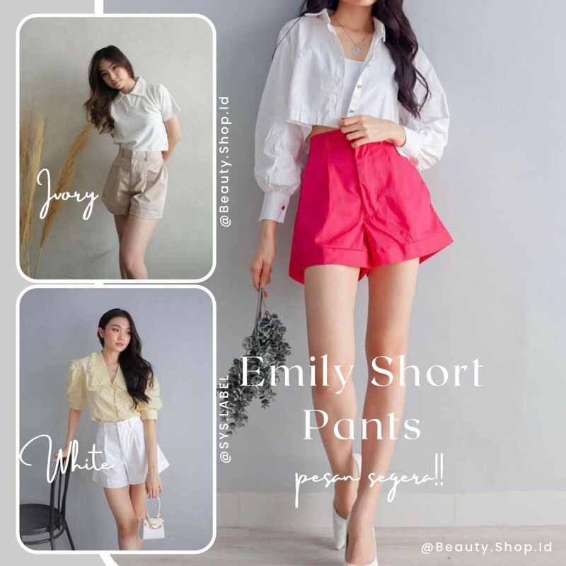 [SYS.LABEL] Emily Short Pants - Celana Pendek Wanita