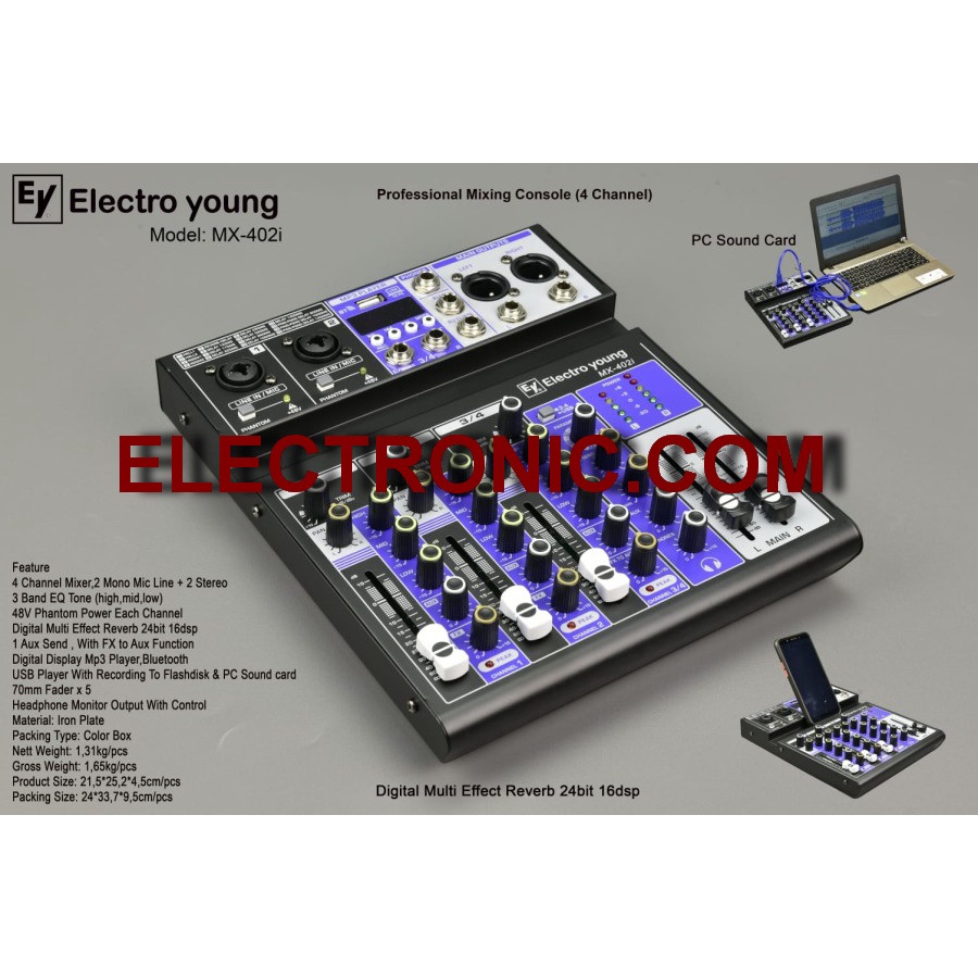 mixer electro young mx402i mx 402 i mx 402 i original