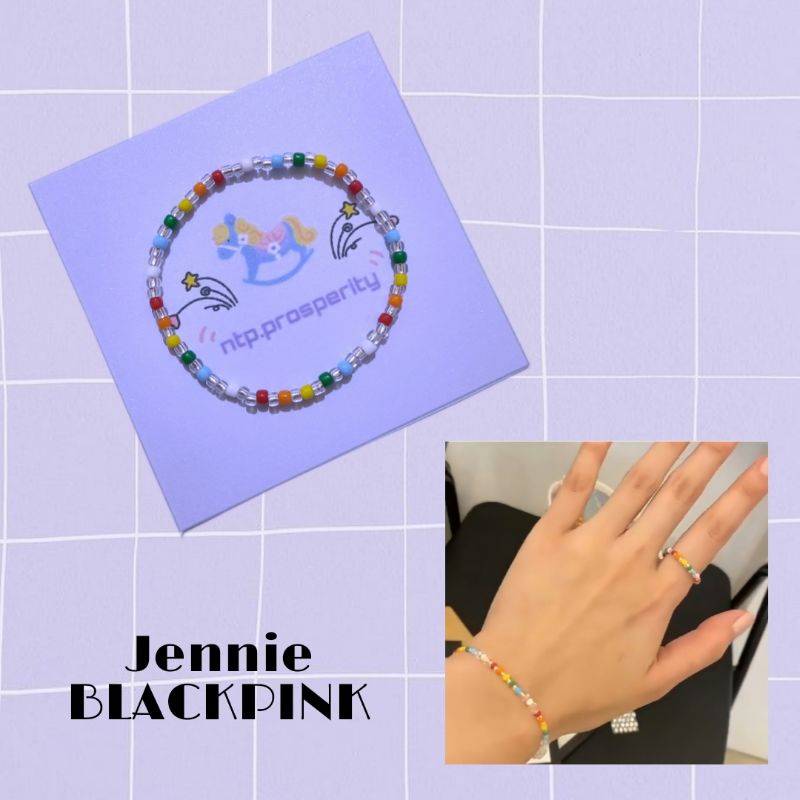 Blackpink (Jennie) Beads Bracelet / Gelang idol korea