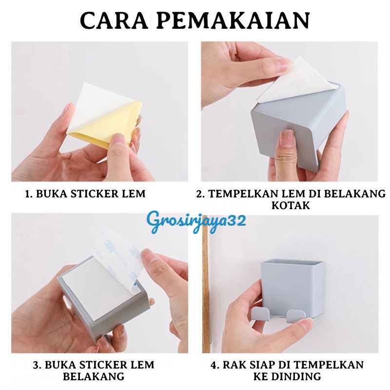 KOTAK PENYIMPANAN REMOTE DAN HP / RAK CHARGER TEMPEL MODEL BARU / GANTUNGAN REMOTE / HANGER REMOTE