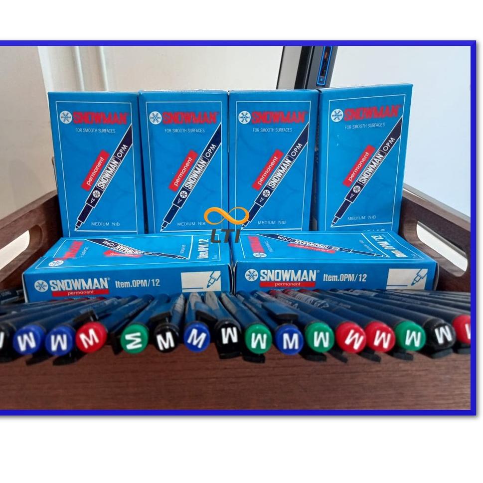 

¤ Spidol Permanen Snowman - OPM UK. Medium Hitam GK34