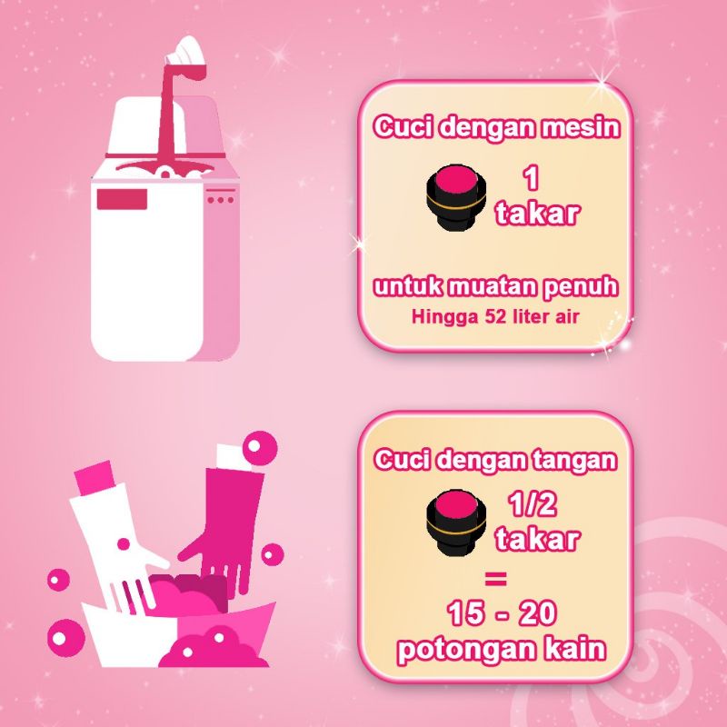 Downy Pewangi dan Pelembut Pakaian Konsentrat Adorable Bouquet, Fresh Bouquet, French Lavender 550 ml