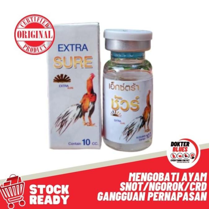 MURAH Obat Ayam EXTRA SURE PUTIH (10 ml) Import Ayam Bangkok Thailand Ngorok