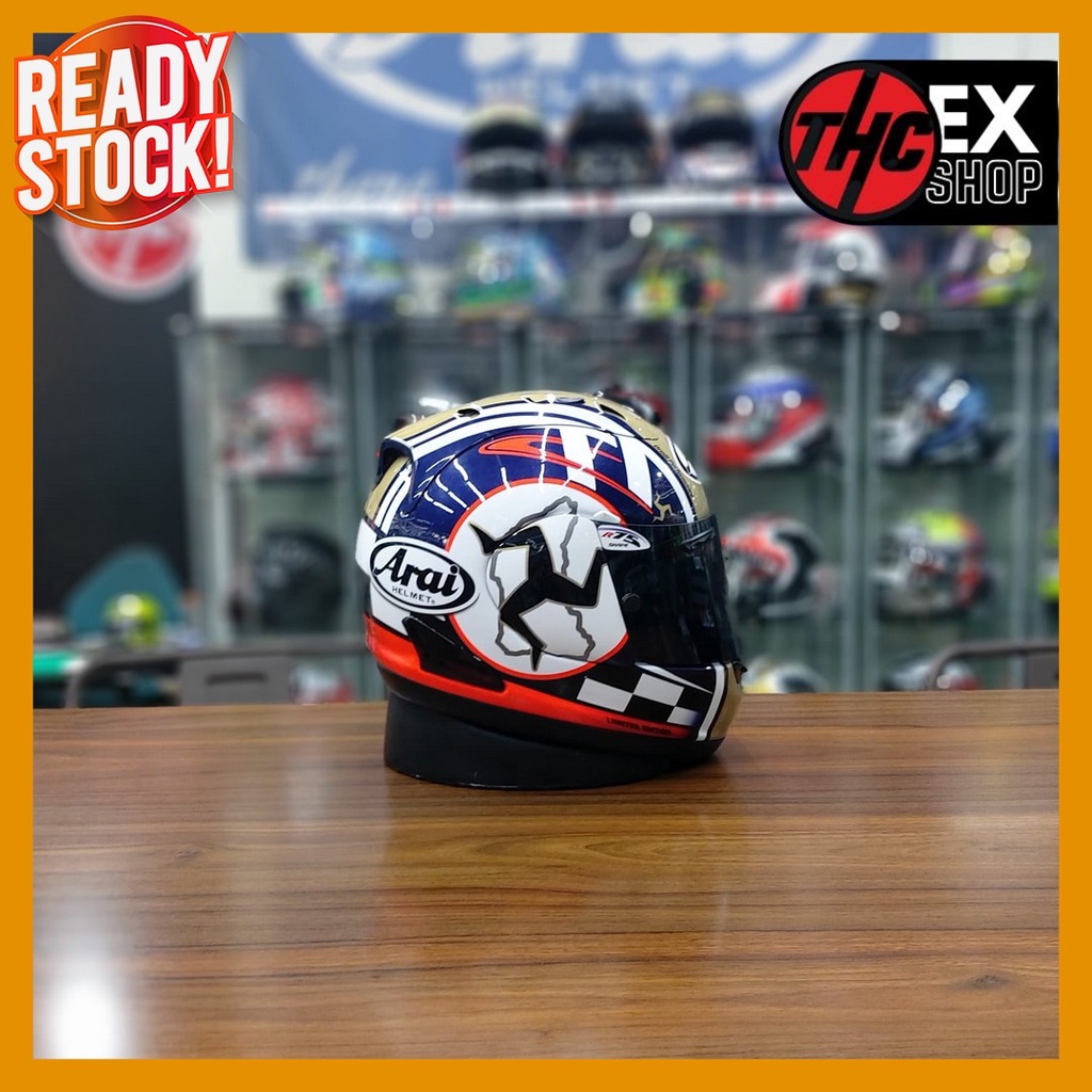ARAI RR5 ISLE OF MAN IOM TT 2015 SIZE M dan L FULL FACE HELM 2ND SECOND