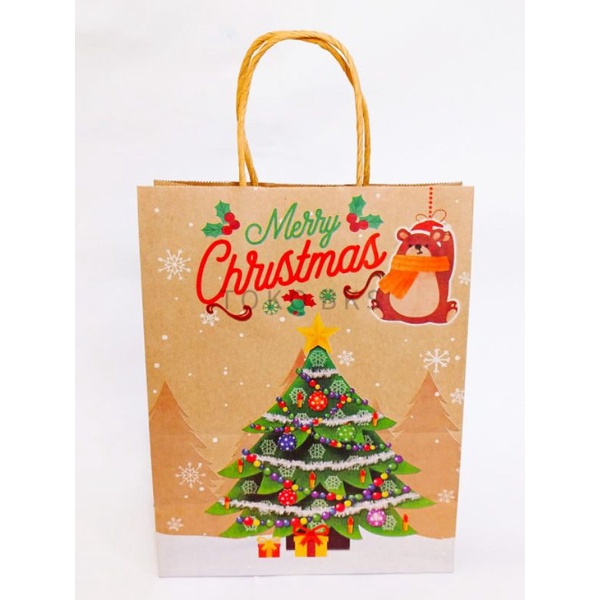 

PAPER BAG CHRISTMAS UK 27X21X11 ISI 5