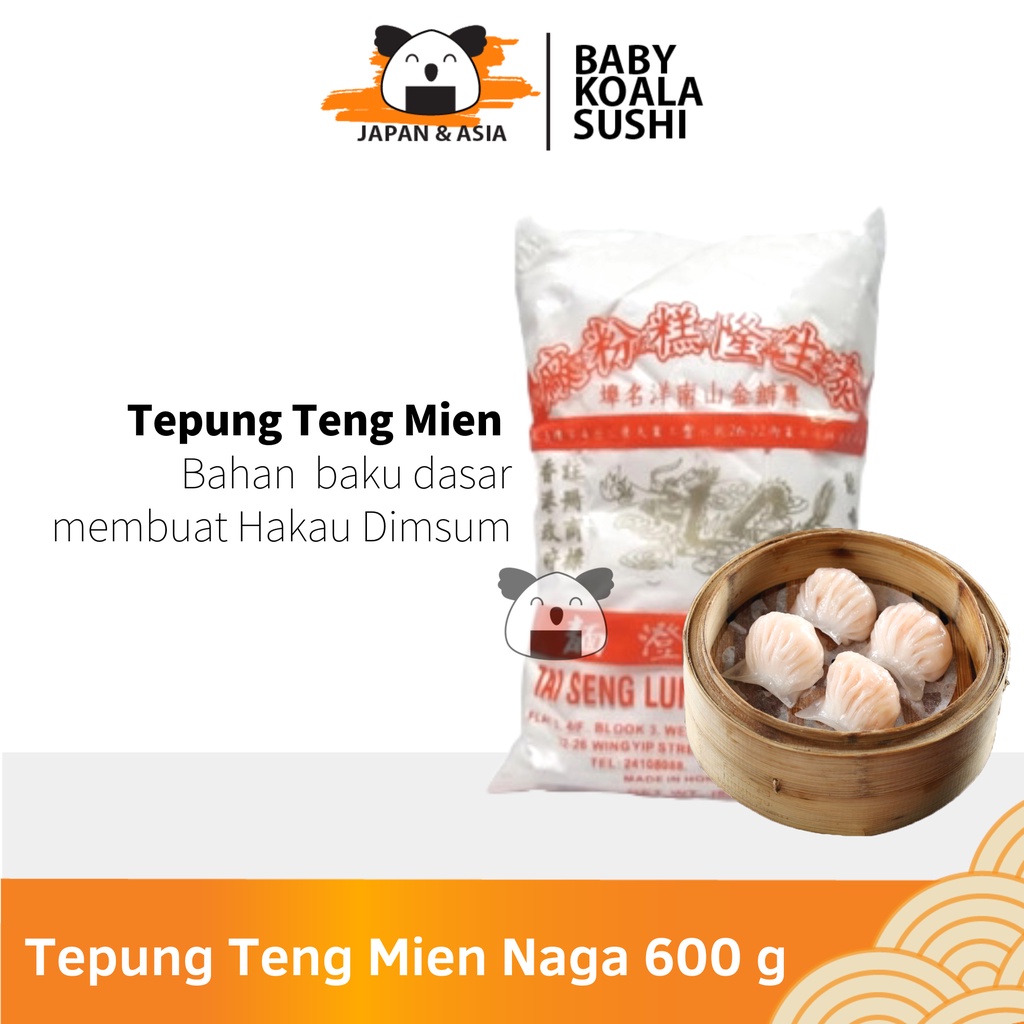 TEPUNG TENG MIEN Tangmien 600 g │ Bahan Kulit Hakau CAP NAGA