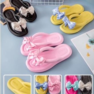 Balance Sandal Jelly Slop Jepit EVA PITA SATIN Wanita Karet Soft Import Empuk Anti Slip Sol Tebal 168 yg