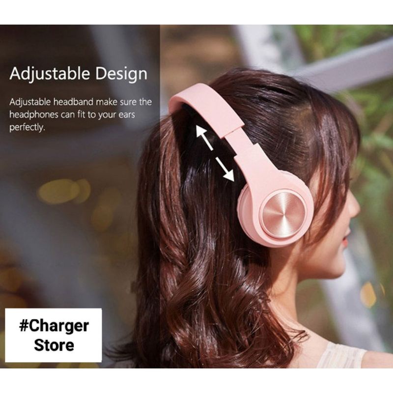 Headphone Bluetooth Bando Macaron P33 / Headset Wireless Macaron Bando