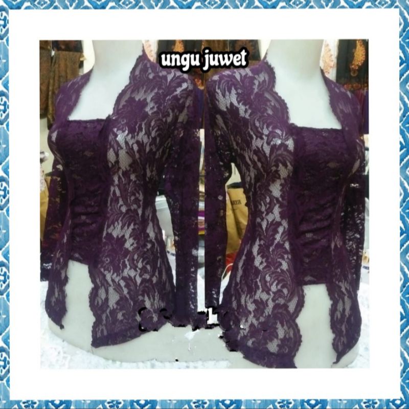 JUMBO Kebaya Brokat Sofia Lgn Panjang XXL 3XL 4XL 5XL Big Size ( Ld 104 - 124 )