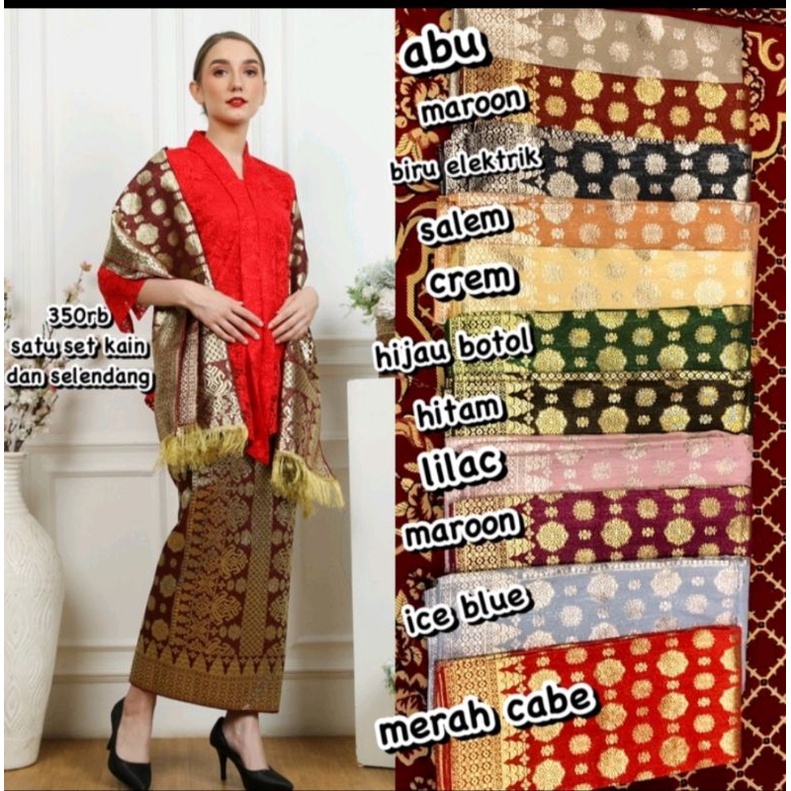 Songket Mesin Palembang atbm Termurah