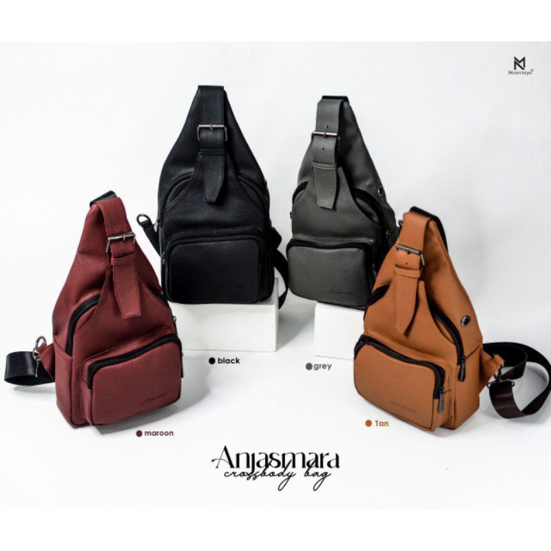 Ready Anjasmara Bag by Moonzaya Tas Bahu Cowok  Shoulder Bag