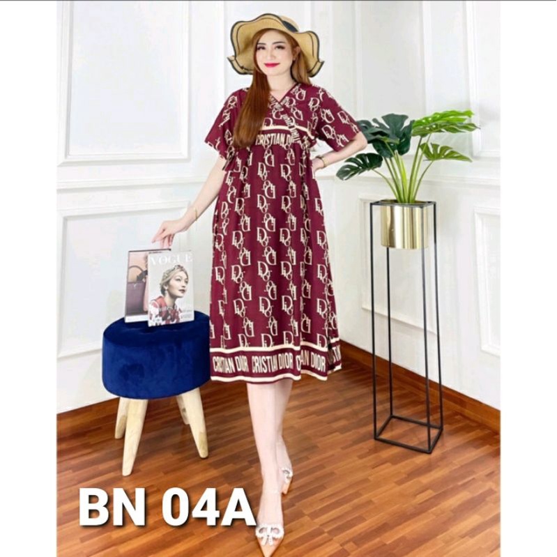 DASTER BUSUI MODEL KIMONO KANCING DEPAN BAJU TIDUR BAHAN RAYON ADEM