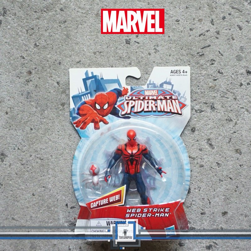 Marvel Ultimate Spider Man Web Strike Spiderman Action Figure 3,75
