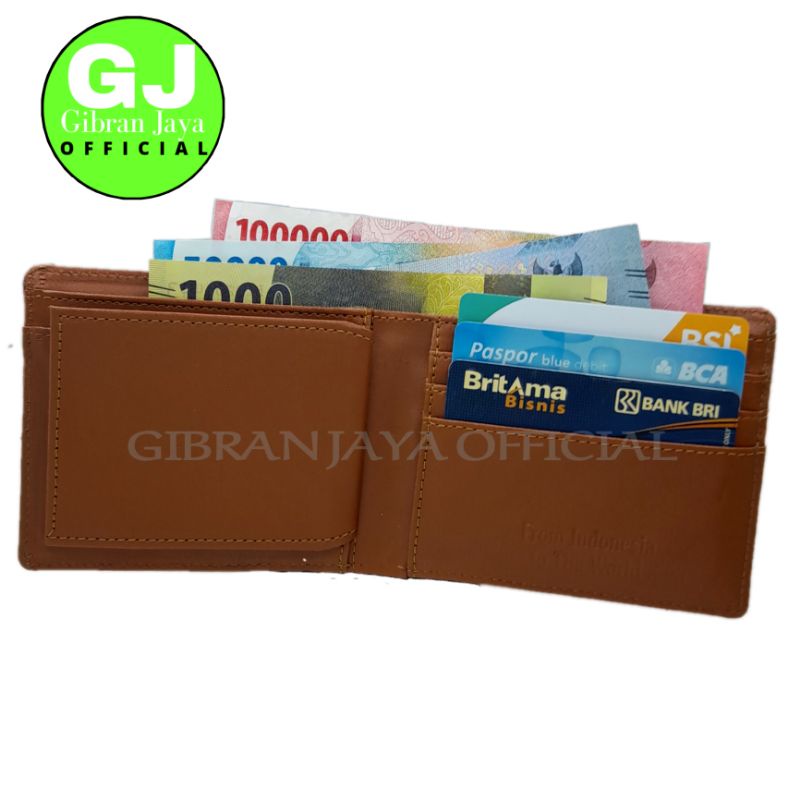 Dompet Pria 7 Slot Kartu Ukuran Standar Free Box Motif Kulit Crocodille