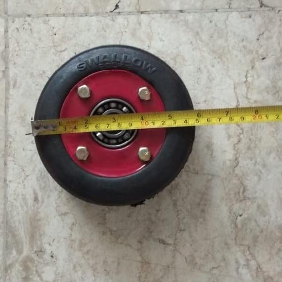 roda troly, troli, lory, lori 6 inch