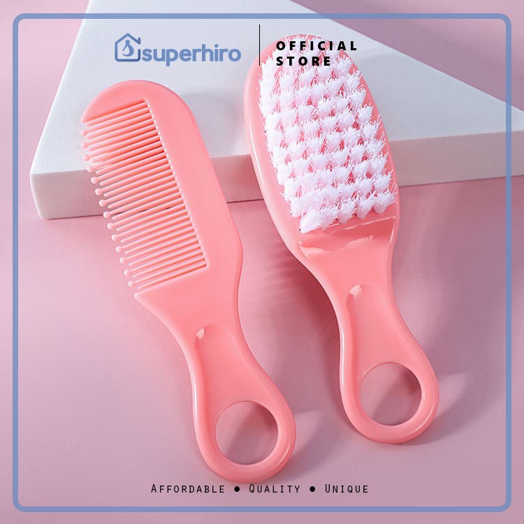 Sisir Bayi Hair Brush And Comb Set Baby 2 in 1