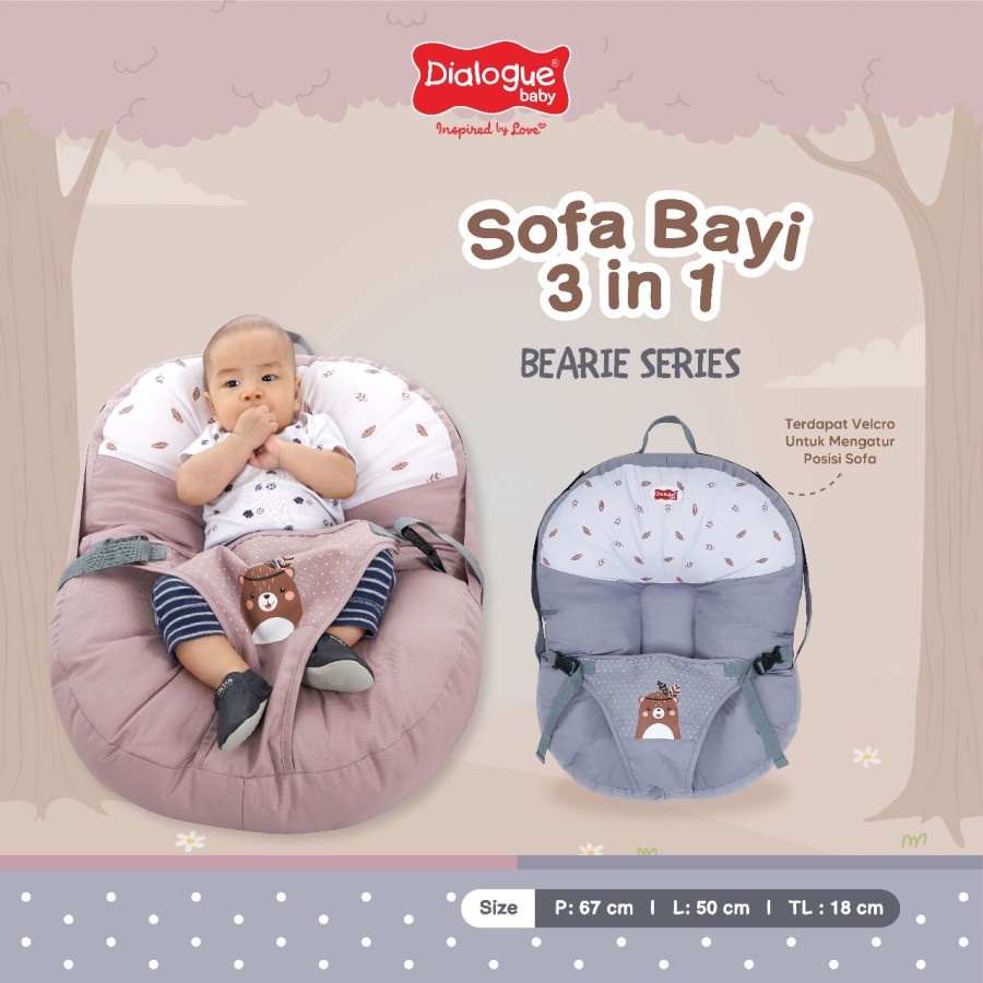 Jual Dialogue Baby Dgk Sofa Bayi In Bearie Series Bantal Kasur Shopee Indonesia