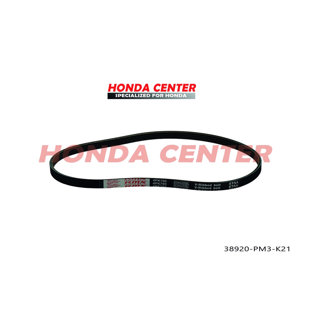 fan belt atau tali kipas belting compresor ac civic nova nouva civic lx grand civic 1988 1989 1990 1991 4pk 790