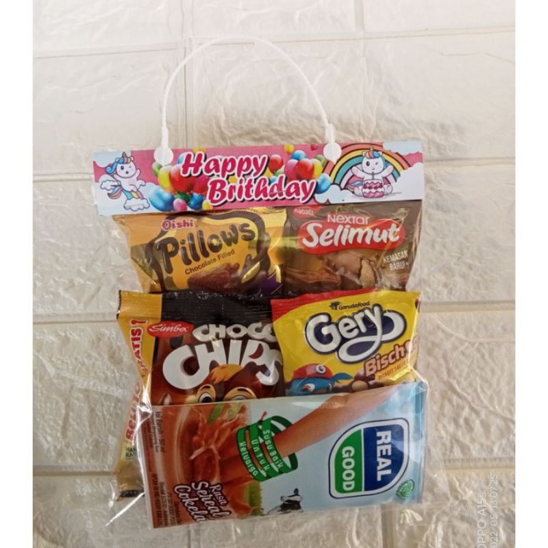 

Hampers snack ultah anak/hampers lebaran/hamper natal/BONUS KARDUS PACKING