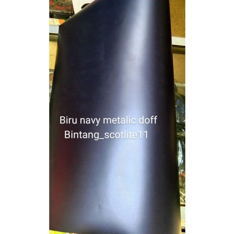 Scotlite motor skotlet biru navy metalic doff