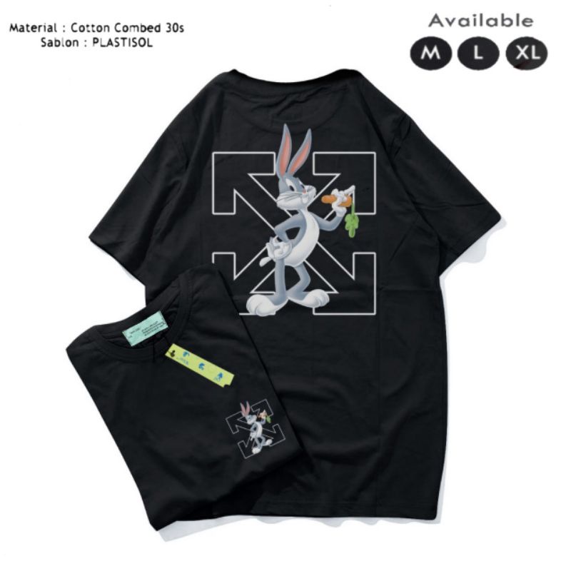 T'Shirt Off White / Kaos Distro Premium / Original Baju Pria dan Wanitan / Grosir Baju Kaos Termurah