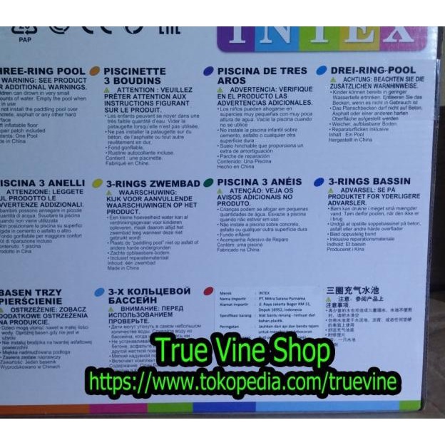 Kolam Renang INTEX Ukuran Medium 147 CM X 33 CM (1.47 Meter)