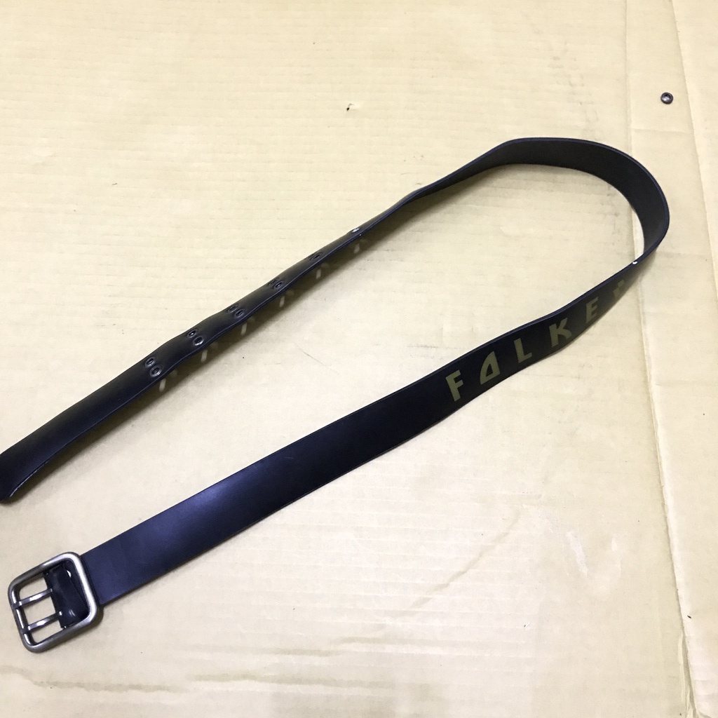 Sabuk FOLKER Features Logo Gold Original not Ikat Pinggang Belt Proshop Black Id Diery