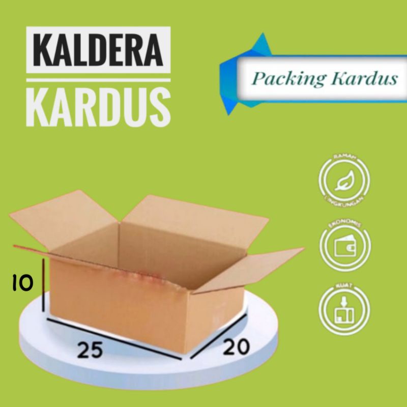 

kardus packing 25x20x10-kemasan box dus kotak packaging polos baru