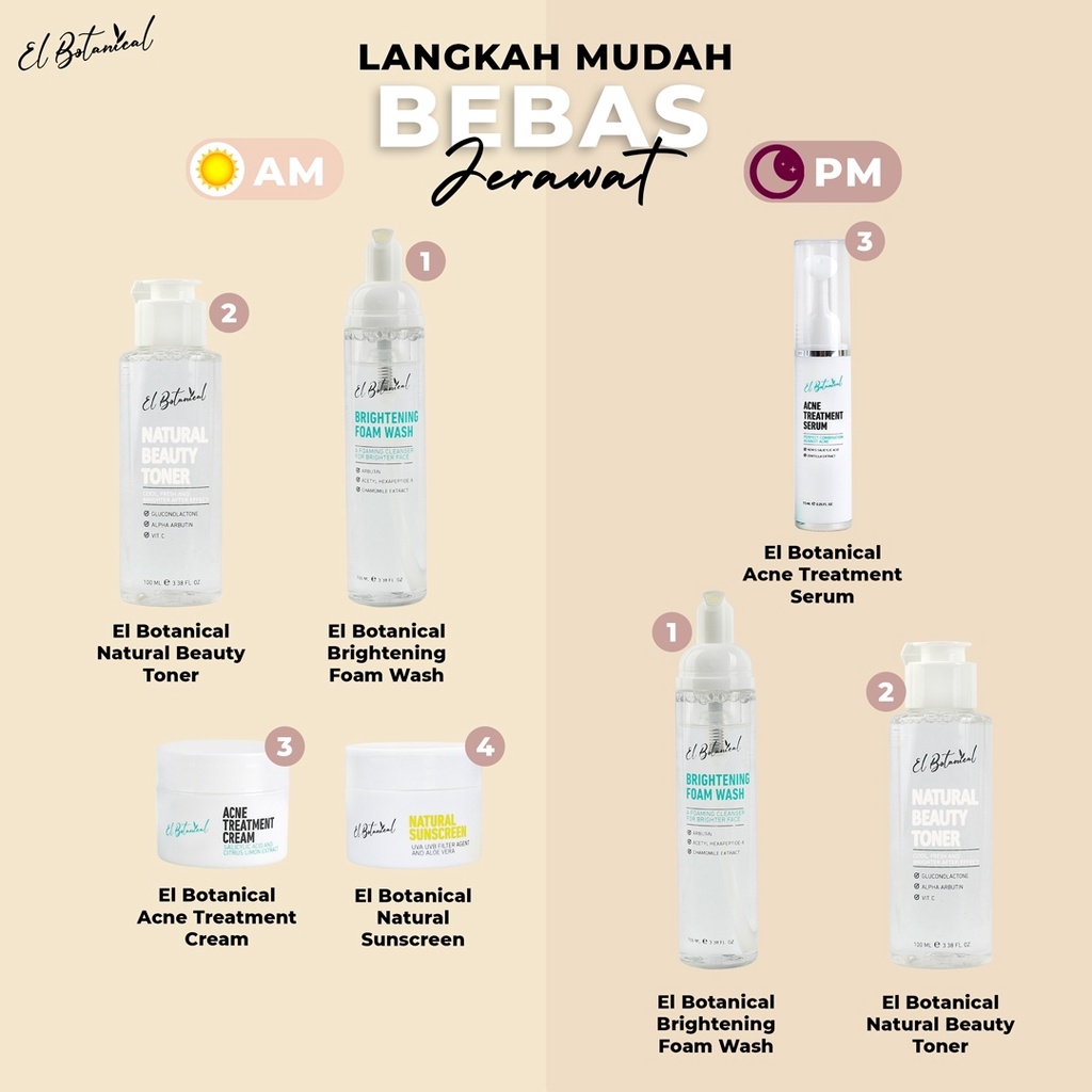 El Botanical Paket Acne Treatment