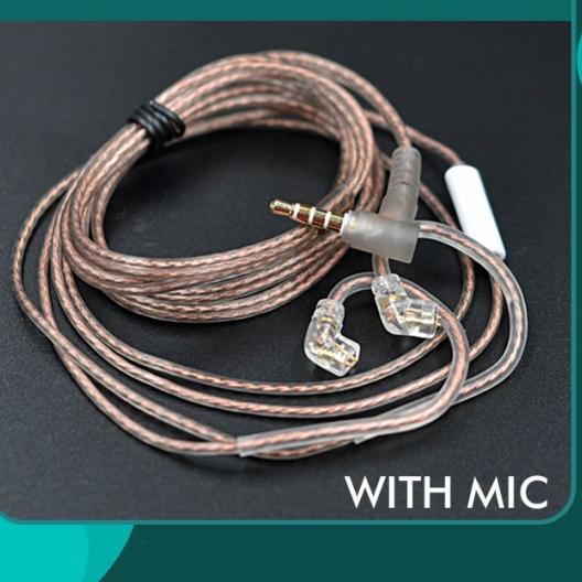 Kabel KZ Copper with Mic Kabel KZ ZSN PRO X KZ ZST X KZ Cable with Mic - Tipe B NEW