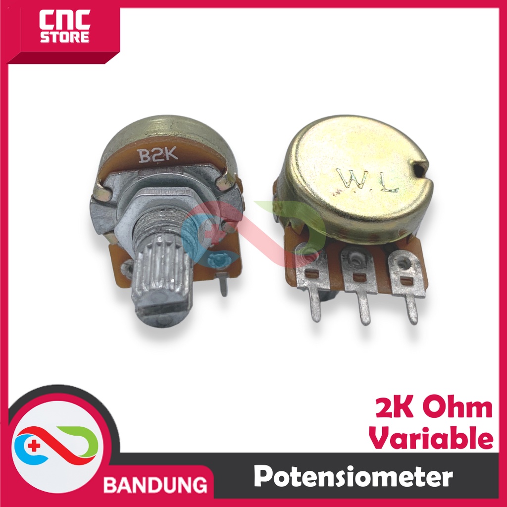 POTENSIO POTENSIOMETER 2K 2KOHM WH148 LINIER TAPER ROTARY