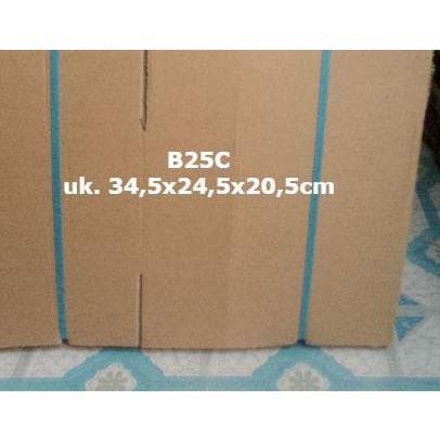 

(B25.C) Kardus - 34,5 x 24,5 x 20,5 Karton Box Boks Polos - isi 25pcs