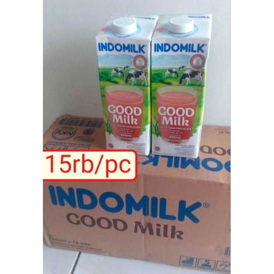 

Susu Cair Indomilk Good Milk 950ml Coklat