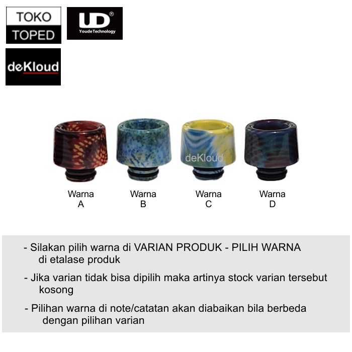 Autehtik 510 RESIN ABSTRACT K105 Drip Tipx | driptipx anti panas komodo