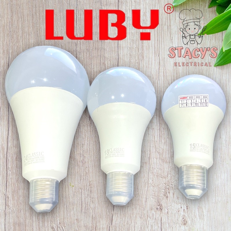 LAMPU LED LUBY CLASSIC PREMIUM MURAH 5W 7W 9W 12W 15W 18W 24W 30W Cool Day Light Putih Terang