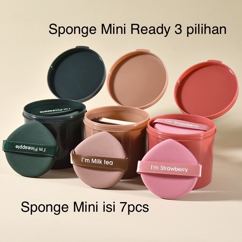 COD Spon Puff Air Cushion / Sponge Makeup 7pcs / Spons Cushion / Spons Foundation / Spon Bedak/ Sponge Make Up Import Motif Kartun Makeup tools / Sponge Bedak Make Up / Spons Make Up Set / Beauty Blender Sponge Bedak / Powder Puff Foundation