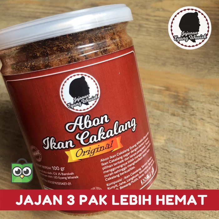 

Abon Ikan Cakalang Merek Jajanan Eyang Wiwiek - PAKET 3 PAK