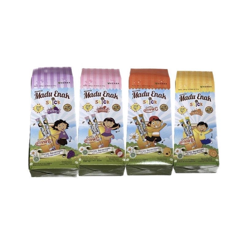 madu enak stick isi 20  (4varian rasa)