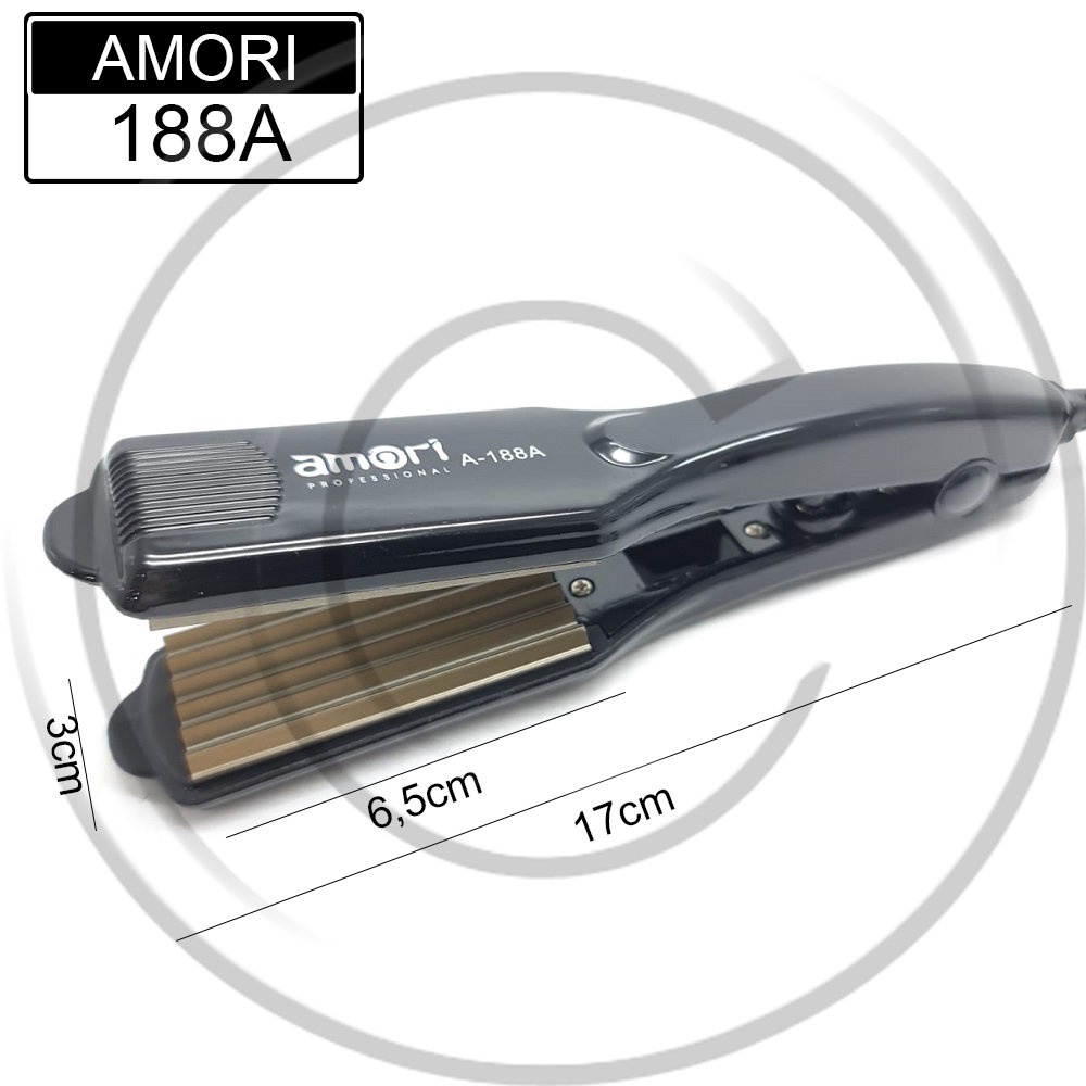 AMORI-188A / Catok Rambut Mini Genteng (Baba) (ZigZag) - CO