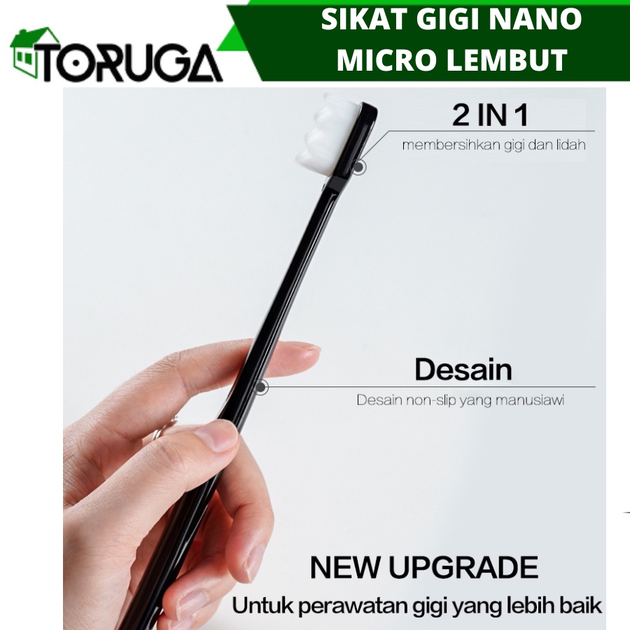 SIKAT GIGI NANO MICRO BULU LEMBUT TOOTHBRUSH MICRO JAPAN MINIMALIS