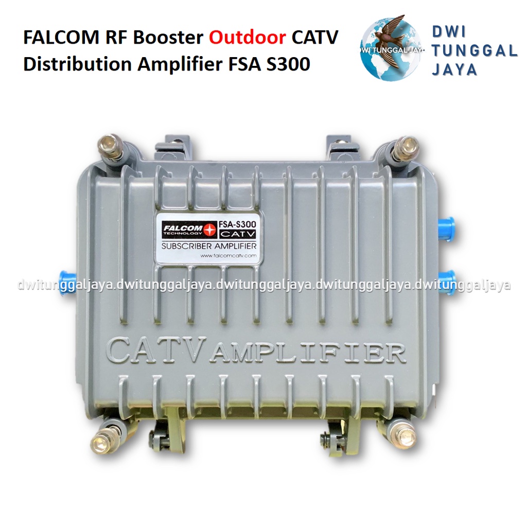 FALCOM RF Booster Outdoor CATV Distribution Amplifier FSA S300 S 300