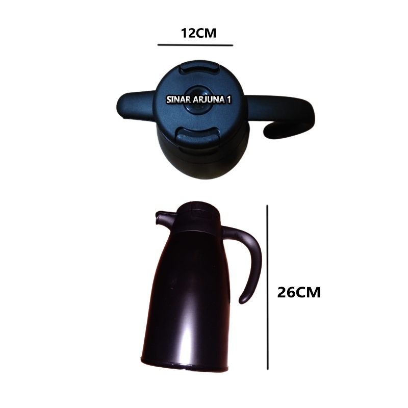 Teko Kettle Hitam 1.5L Elegant / Teko Teh Kopi Bagus