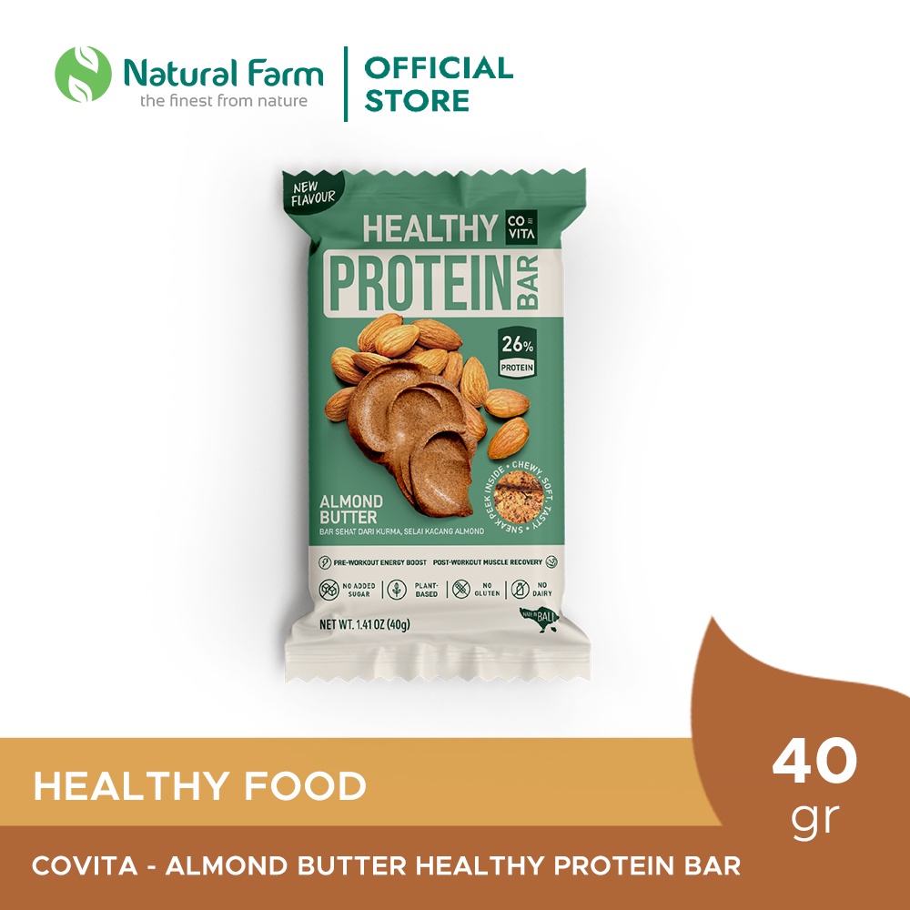 

Covita Almond Butter Healthy Protein Bar - 40gr