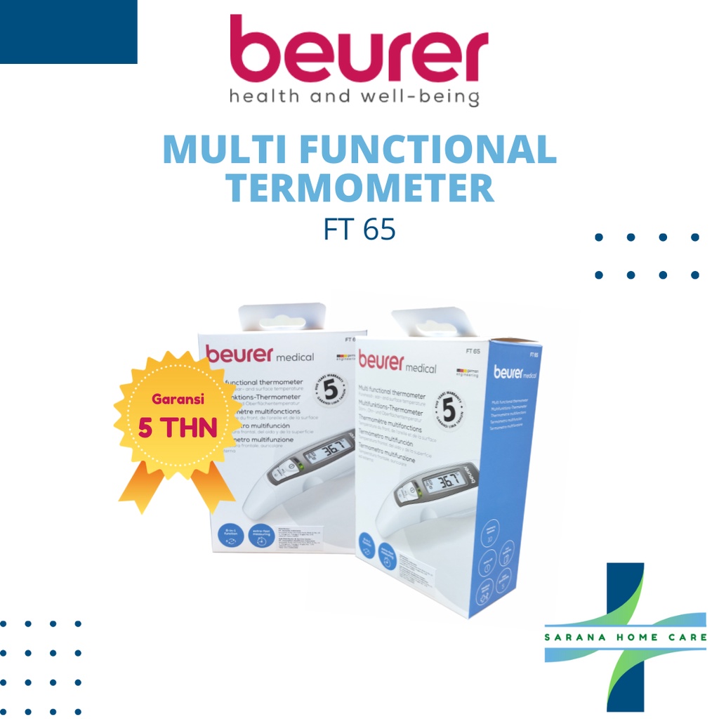 BEURER Multifunction Termometer FT 65/cek suhu badan/alat  cek suhu/infrared termometer/termometer tembak