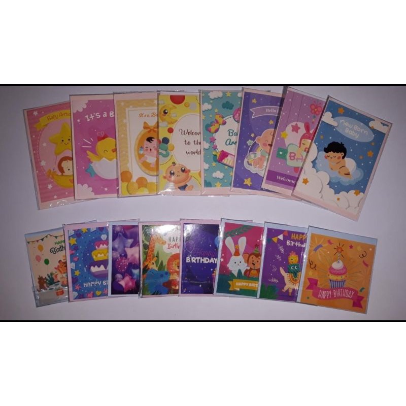 

Kartu Ucapan Newborn dengan amplop